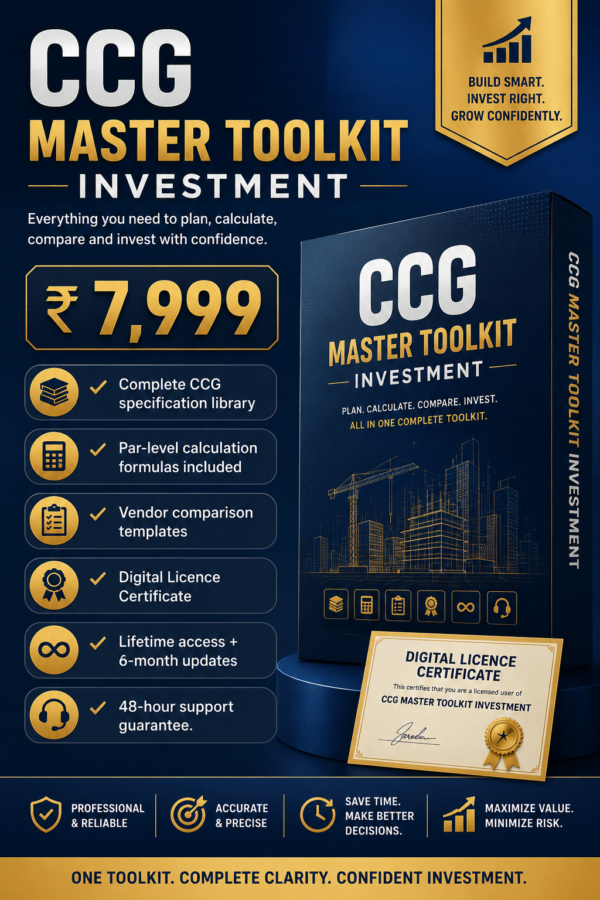 CCG Master Toolkit Investment - Chef Mahesh Mahto